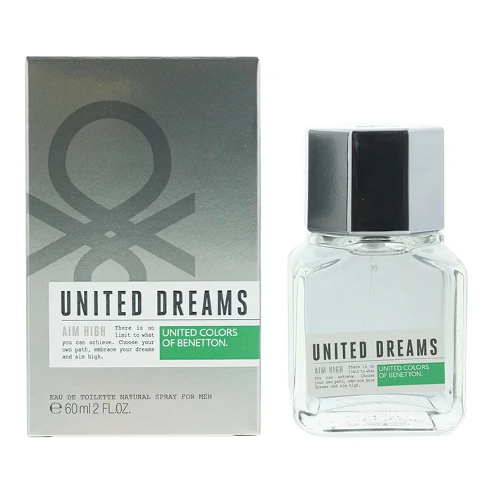 Benetton United Dreams Aim High Eau de Toilette pour hommes 60 ml Benetton United Dreams Aim High Eau de Toilette pour hommes 60 ml