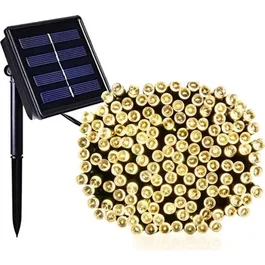 Lumi Jardin Guirlande lumineuse solaire Yogy Solar 200 LED Blanc chaud 17 m