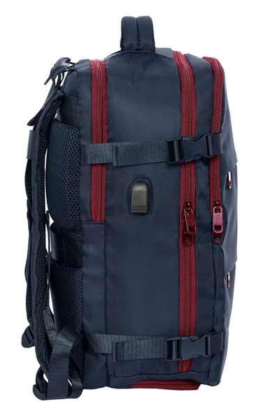 Safta Mochila de voyage cabine portable 15,6 pouces F.C. Barcelona bleu marine 29 x 44 x 19 cm