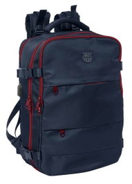 Safta Mochila de voyage cabine portable 15,6 pouces F.C. Barcelona bleu marine 29 x 44 x 19 cm