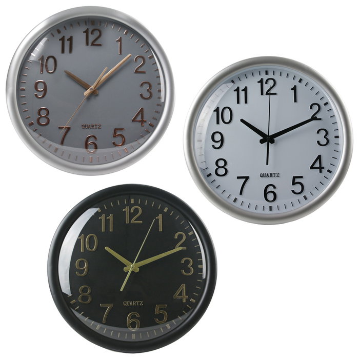Home Deco Factory Horloge murale silencieuse de 35 cm
