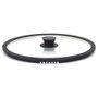 Cook Concept Cacerola en Aluminium de 28 cm avec Couvercle en Verre
