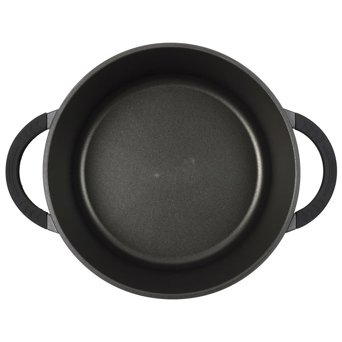 Cook Concept Cacerola en Aluminium de 28 cm avec Couvercle en Verre