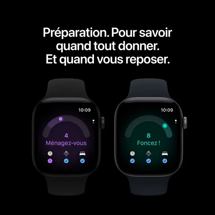 Apple Watch Series 12 - 46mm - Titane Naturel - Bracelet Milanese Loop Naturel - M/L
