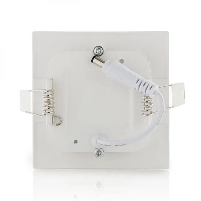 Greenice Plaque LED Carrée 3W 300Lm 6000K Blanco Frío Greenice Plaque LED Carrée 3W 300Lm 6000K Blanco Frío