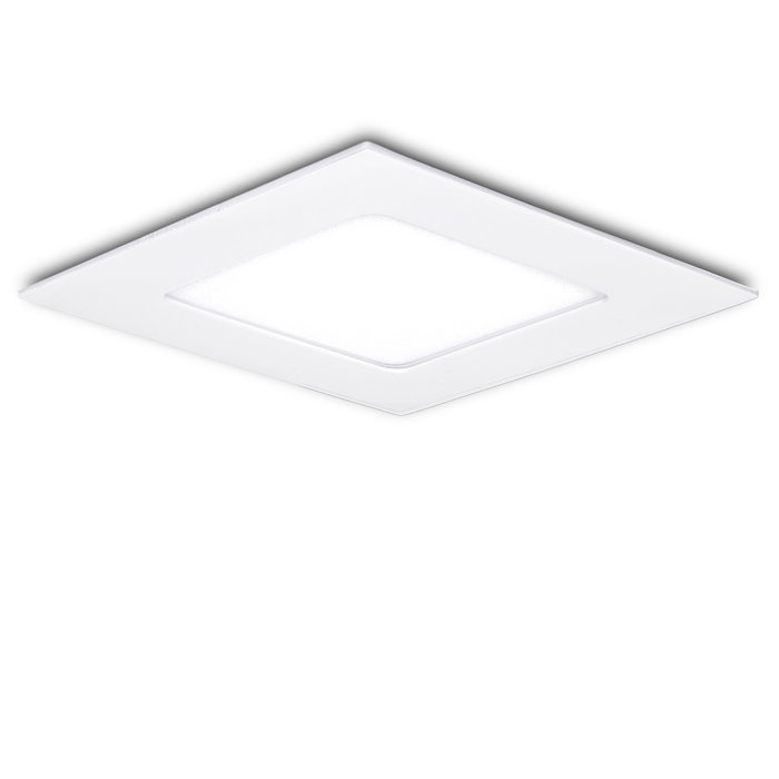 Greenice Panneau LED carré 3 W Blanco Frío 300 lm 6 000 K 85x85mm