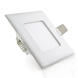 Plaque LED 3W 300Lm 6000K Carrée 40.000H [GR-RDP02-3W-CW]
