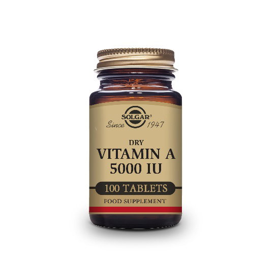 SOLGAR Vitamine A 5000 UI Palmitate de rétinol SOLGAR Vitamine A 5000 UI Palmitate de rétinol