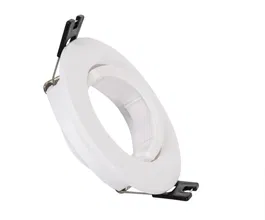 Aro Foco Downlight 1xGU10 Policarbonato Circular Blanco