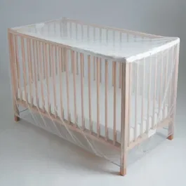 Tineo - Moustiquaire de lit bébé avec ouverture à zip, compatible lits parapluie 60x120 cm et 70x140 cm