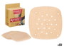Kinvara Lot de 50 revêtements carrés pour friteuse à air 21,5 x 0,5 x 22 cm papier marron (Set de 48)