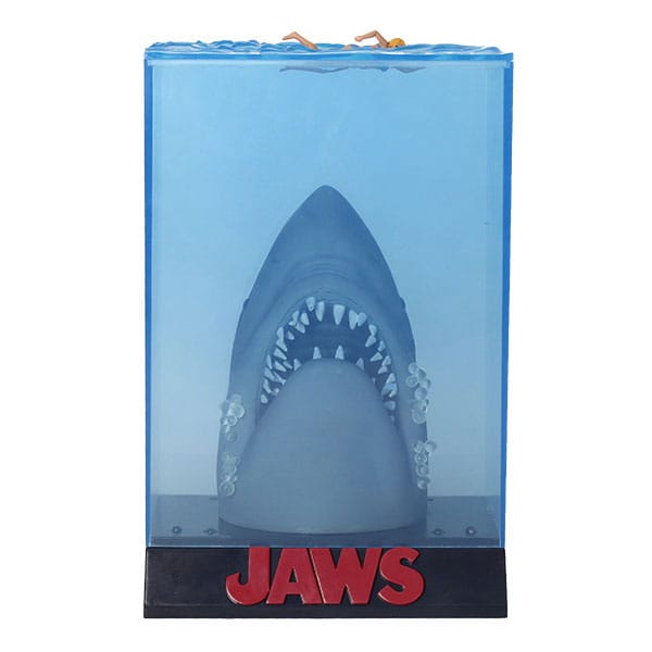 Sd toys Figurine Poster 3D Jaws Édition 50ème Anniversaire avec Lumière LED Sd toys Figurine Poster 3D Jaws Édition 50ème Anniversaire avec Lumière LED