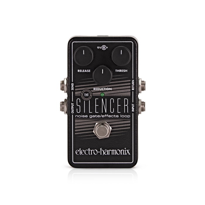 EHX Silencer Pédale de noise gate avec boucle d'effets EHX Silencer Pédale de noise gate avec boucle d'effets