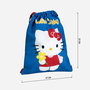 Cerda Cartable Scolaire Hello Kitty 27 x 33 cm pour Enfants à partir de 3 Ans, Couleur Bleue