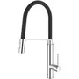 GROHE Mitigeur évier monocommande Concetto 31491000 - Bec orientable 360°, limiteur de température et débit - Chrome StarLight - SilkMove