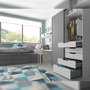 Emuca Tiroir extérieur Concept 30kg hauteur 138mm, profondeur 500mm, Acier, Gris antracite