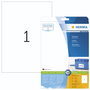 Herma Premium Étiquettes 210X297 DIN A4, 25 feuilles, 25 unités