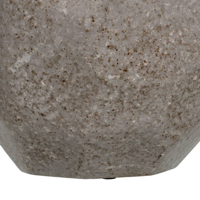 BigBuy Garden Cache-pot Gris Céramique 25 x 25 x 20 cm