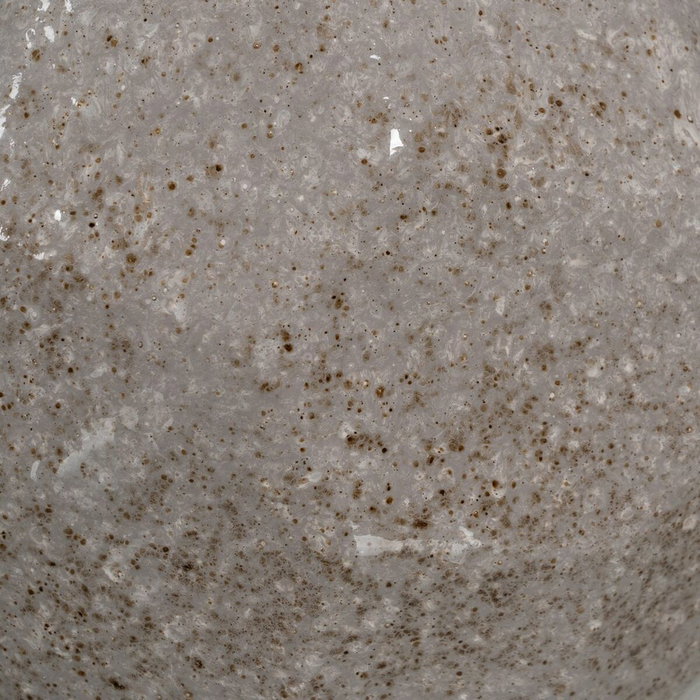 BigBuy Garden Cache-pot Gris Céramique 25 x 25 x 20 cm