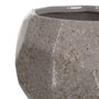 BigBuy Garden Cache-pot Gris Céramique 25 x 25 x 20 cm