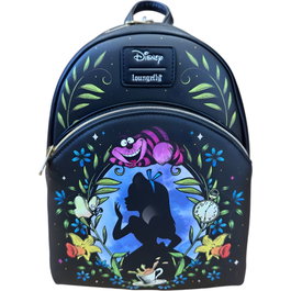 LF | LOUNGEFLY Mochila Disney Alice In Wonderland Floral Glow Collection Loungefly 26cm