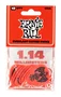 ERNIE BALL Médiators Everlast Rouge 1,14 mm - 12 unités