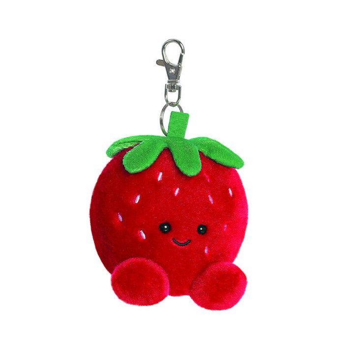 AURORA - Peluche Porte-clés Palm Pals Fresa (Fraise) 10cm - Animal en Peluche Souple