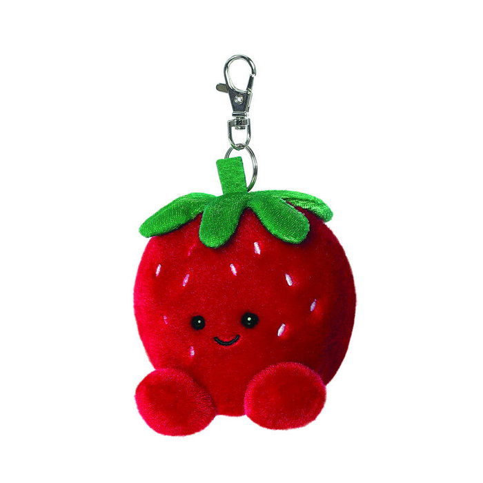 AURORA - Peluche Porte-clés Palm Pals Fresa (Fraise) 10cm - Animal en Peluche Souple