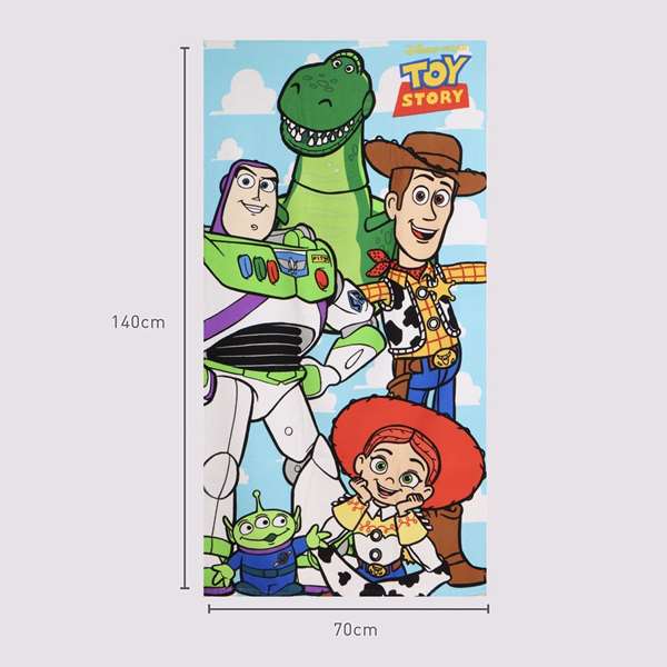 Cerdá Serviette en Microfibre Toy Story pour Enfants 70 x 140 cm, Motifs Multicolores