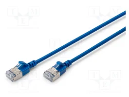 DIGITUS Patch cord Cat 6a F/FTP bleu 1,5m