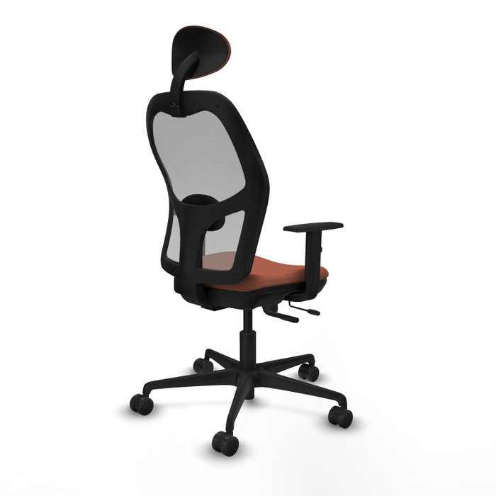 Piqueras y Crespo Chaise de Bureau Jorquera Marron et Gris