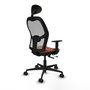Piqueras y Crespo Chaise de Bureau Jorquera Marron et Gris