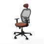 Piqueras y Crespo Chaise de Bureau Jorquera Marron et Gris