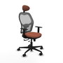 Piqueras y Crespo Chaise de Bureau Jorquera Marron et Gris