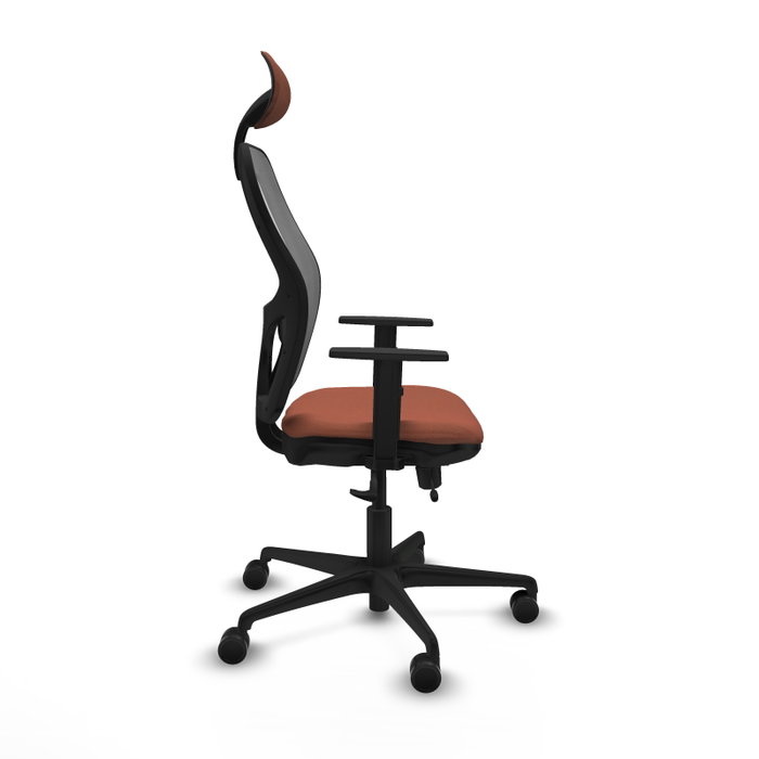 Piqueras y Crespo Chaise de Bureau Jorquera Marron et Gris