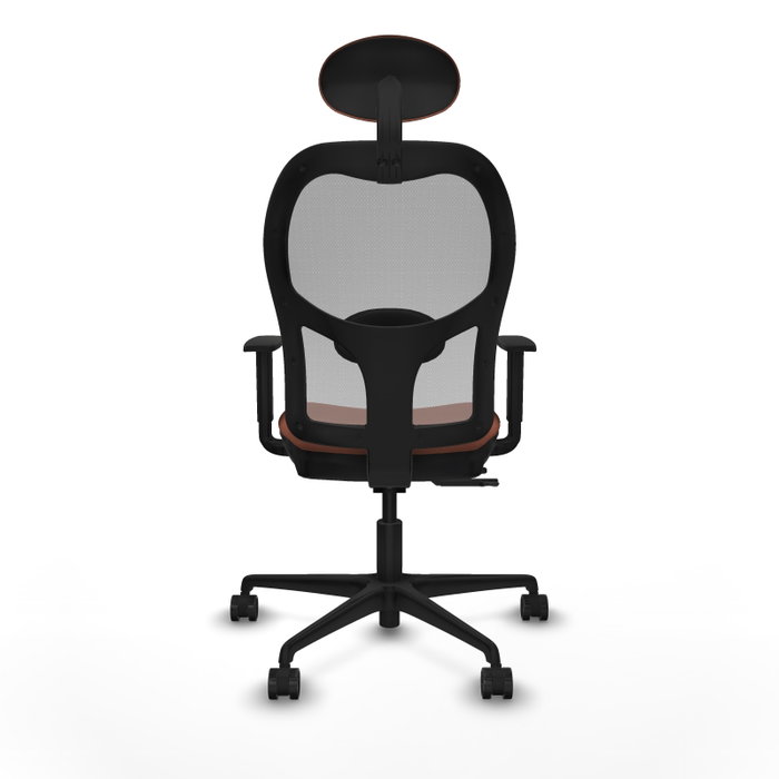 Piqueras y Crespo Chaise de Bureau Jorquera Marron et Gris