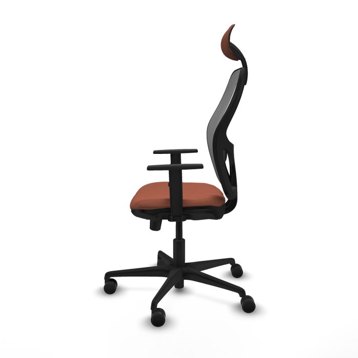 Piqueras y Crespo Chaise de Bureau Jorquera Marron et Gris