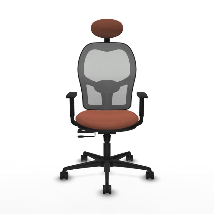Piqueras y Crespo Chaise de Bureau Jorquera Marron et Gris