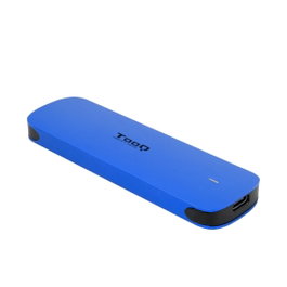 Tooq TQE-2201BL Carcasse de Disque Dur Externe M.2 NVMe USB-C 3.1 Gen2 Aluminium Bleu