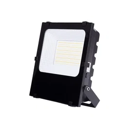 Proyector LED 100W 13000 Lumen IP65 Blanc Régulable, Aluminium, Projecteur Extérieur/Intérieur, 100000H, CRI >80, Contrôle TRIAC