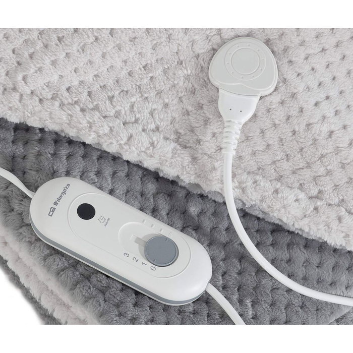 Couverture Chauffante Orbegozo MAH 2050 Blanc 120 W Couverture Chauffante Orbegozo MAH 2050 Blanc 120 W