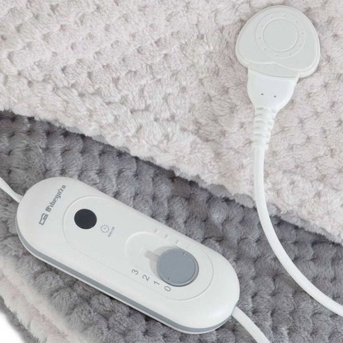 Couverture Chauffante Orbegozo MAH 2050 Blanc 120 W Couverture Chauffante Orbegozo MAH 2050 Blanc 120 W