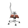 Piqueras y Crespo Fauteuil de Bureau Albacete Marron et Blanc