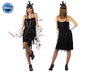 Atosa Costume Charleston Noir pour Femme XL