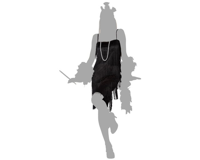 Atosa Costume Charleston Noir pour Femme XL