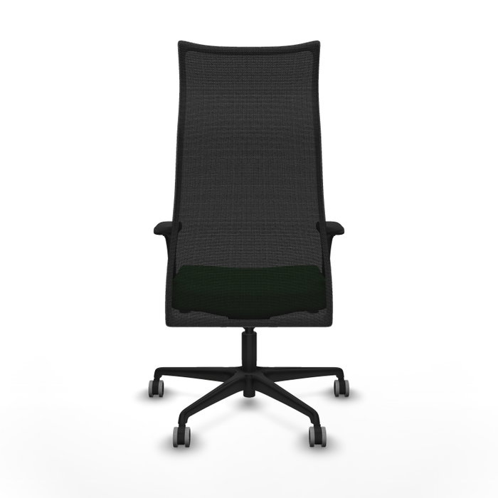 Piqueras y Crespo Chaise de Bureau Albacete XL Vert et Noir