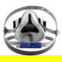 3M Masque de Protection HF-802SD Taille Médiane avec Diaphragme de Communication