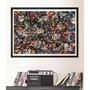 Clementoni Compact - Puzzle 1000 pièces Impossible Disney Villains (70x50 cm) avec poster - Boîte compacte, découpes précises, matériau résistant