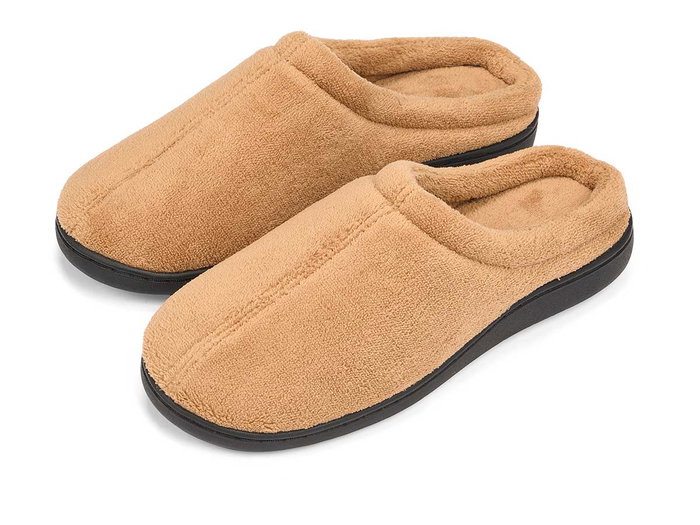 GIFTDECOR Chaussons pour hommes Marron