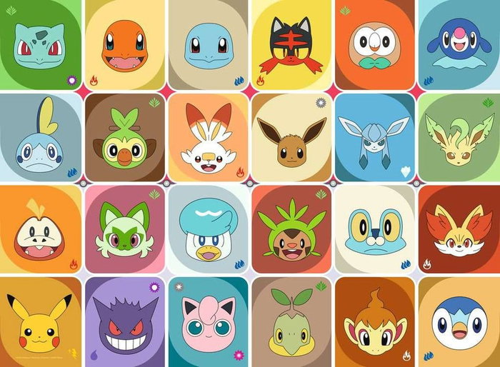 Ravensburger Puzzle Pokémon XXL 100 pièces Visages de Pokémon Ravensburger Puzzle Pokémon XXL 100 pièces Visages de Pokémon
